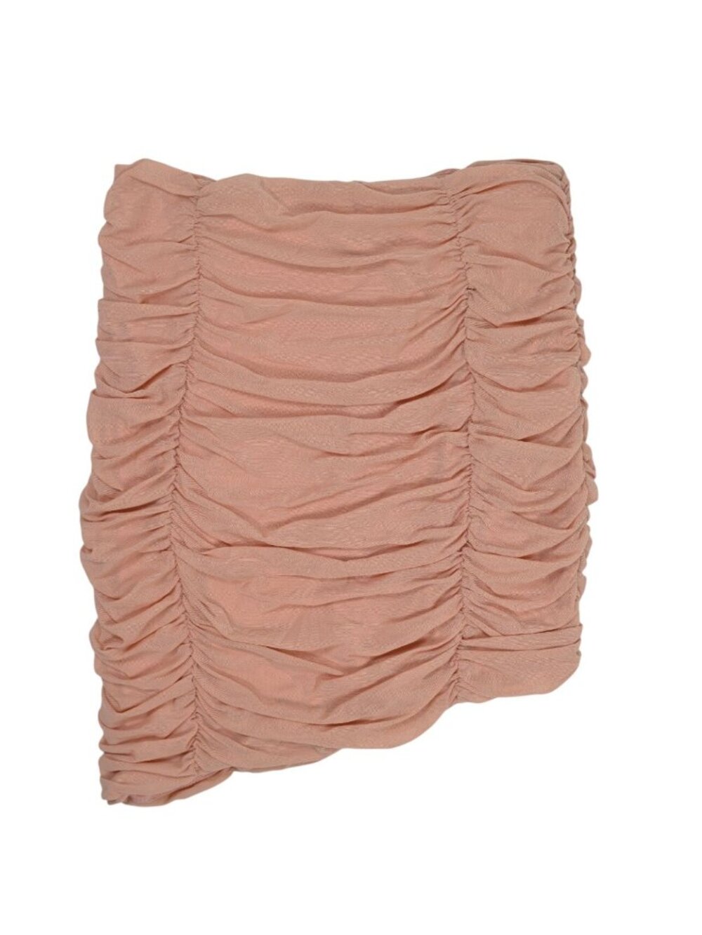 Mistress Rocks Ruched Mini Skirt in Blush